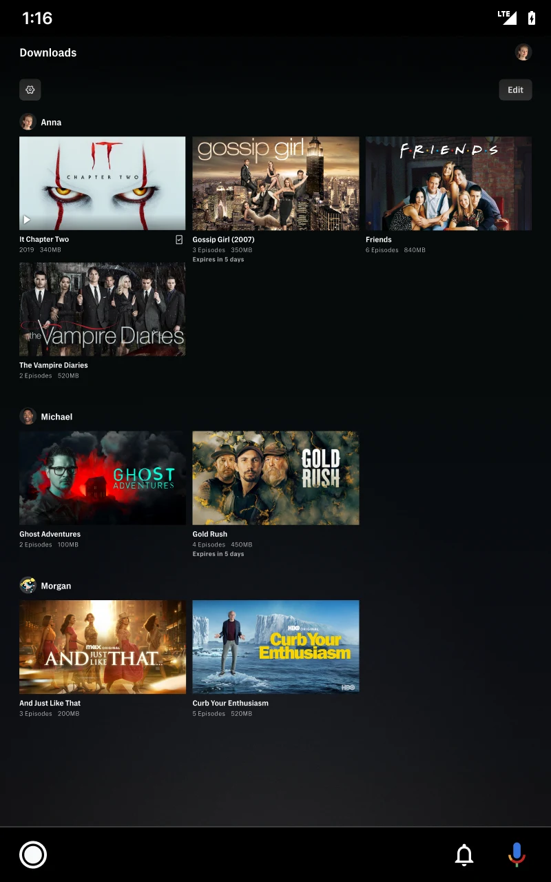 واجهة تطبيق GGTV